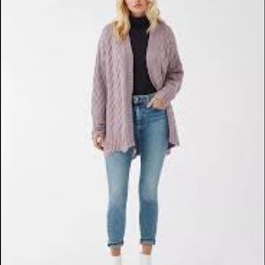 Splendid Zion Distressed Lavender Cardigan Size L